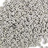 680 4mm silver plated antique style daisy spacer beads