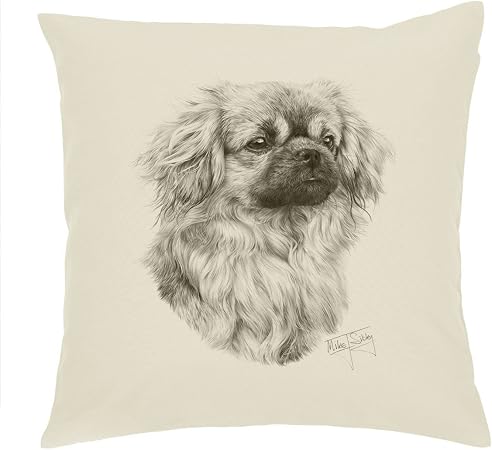 épagneul Tibétain De Luxe Pour Chien De Tout Amateur De 457 Cm Coton Housse De Coussin Mike Sibley Impression Décoration De La Maison