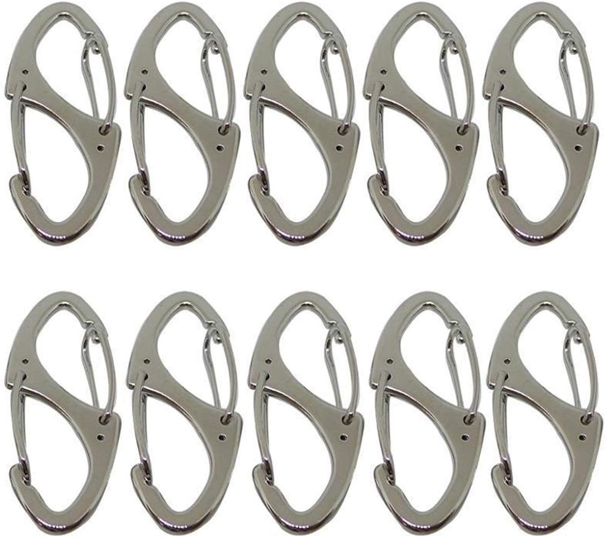 PATIKIL Llavero De Paracaídas, Cordón Trenzado, Clip Para Llaves, Anillos D, Cinturón De Cuero, Llaveros De Supervivencia Para Llaves, Hombres