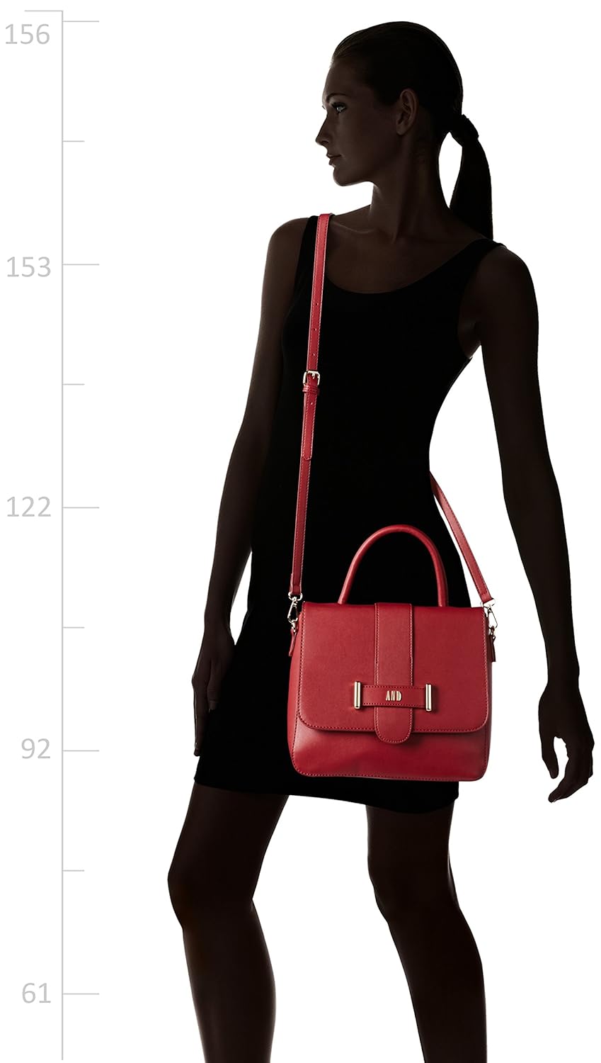 and fashion women's satchel (red)