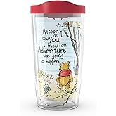 Tervis Disney - Winnie the Pooh Adventure Made in USA Double Walled Insulated Tumbler Travel Cup Keeps Drinks Cold & Hot, 16oz, Classic