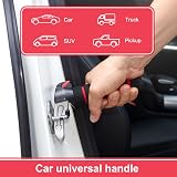 TOEVE 3 in 1 Car Door Handle for Disabled Elderly Red 1 Pack view 5