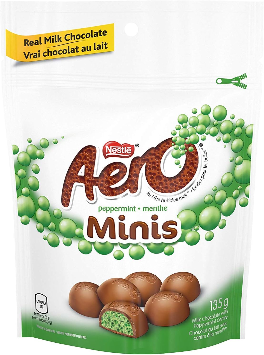 AERO Peppermint Bubbles, 135g Pouch