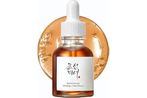 Beauty of Joseon Revive Snail Mucin Ginseng Serum Hydrating Peptide Facial Moisturizer Dark Spot Acne Scar Remover for Sensitive Face. Korean Skin Care for Men and Women, 30ml, 1fl. oz