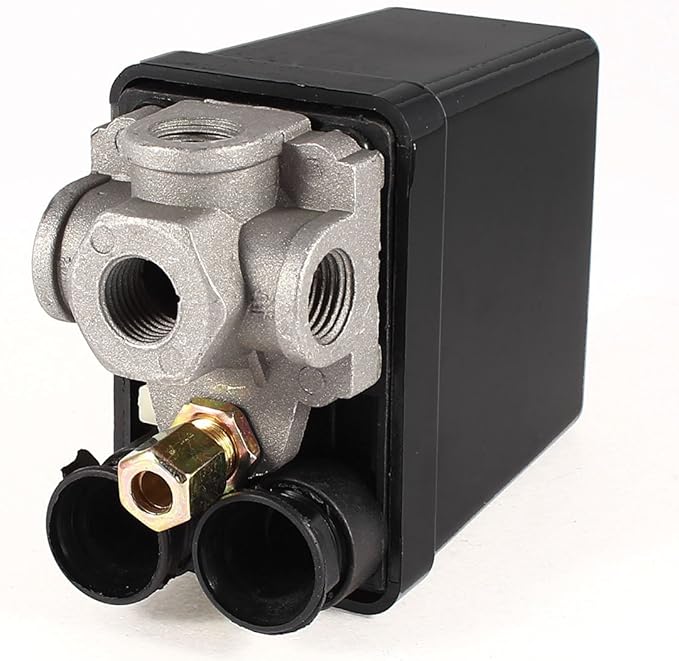 175 PSI 12 Bar 4 Port Air Compressor Pressure Switch Control Valve
