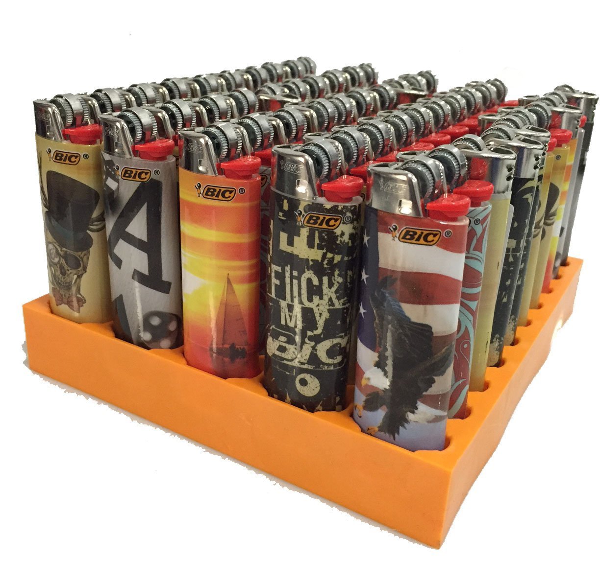 BIC Assorted Designs Lighters, Brand New, Available in Multiple