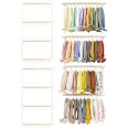 POVETIRE Organizer Da Parete Per Fasce E Accessori Capelli: Appendiabiti Con 40 Ganci, Decorazione Per Cameretta Bimba - 2