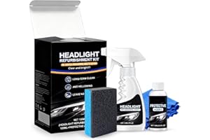 Car Headlight Restoration Kit, 2026 New Headlamp Restoration Kit, Head Light Restore Kits for Light Scratches & Anti Yellowin