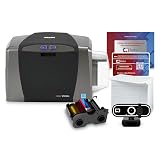 Bodno Fargo DTC1250e Single Sided ID Card Printer & Complete Supplies Package with Gold Edition Software