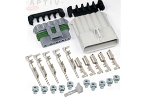 APTIV (FORMERLY DELPHI) APTIV Metri-Pack 280 Series 5-Conductor 30Amp Connector w/10 12,14,16,18,20 AWG (5 Pin) Housing Sealed Set (14 16 GA)