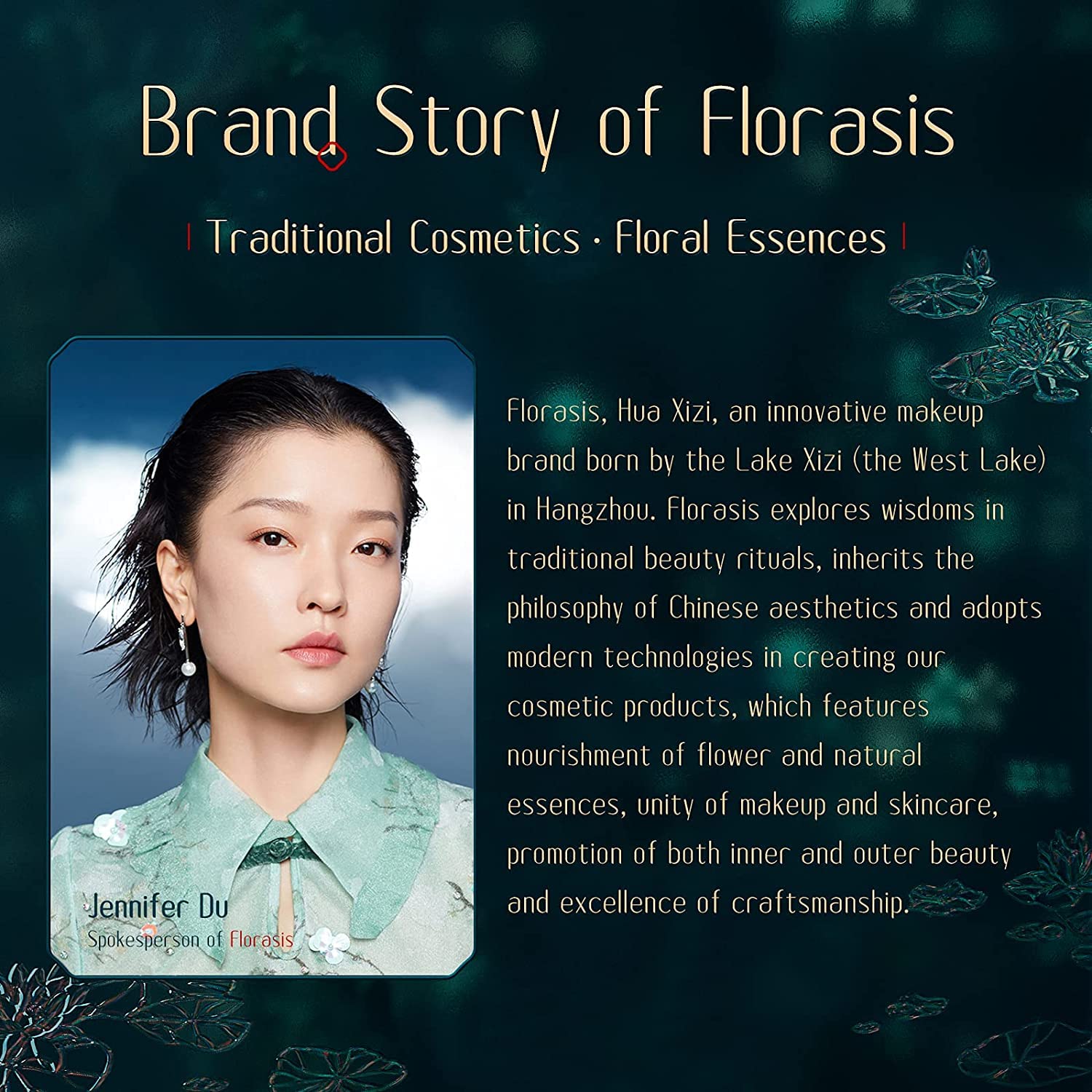 FLORASIS Floral Dewy In-Porcelain Lipstick M414 Lang Kiln Red