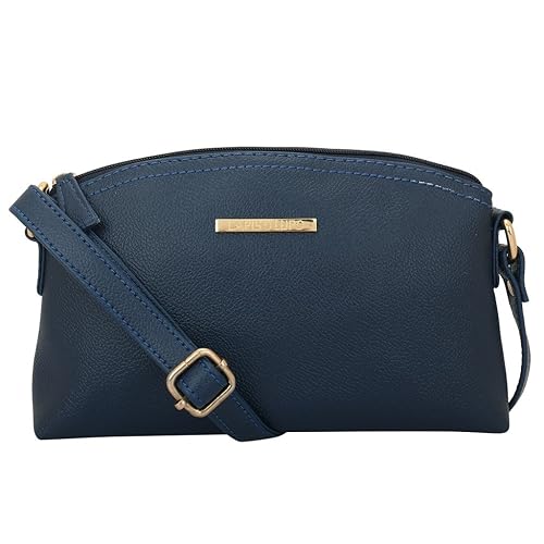 Lapis O Lupo Womens Sling Bag (Llsl0026Bl, Blue)