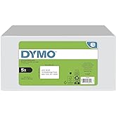 DYMO Authentic LW Extra-Large Shipping Labels for LabelWriter Label Printers, White, 4" x 6", 5 Rolls of 220 (1100 Total)