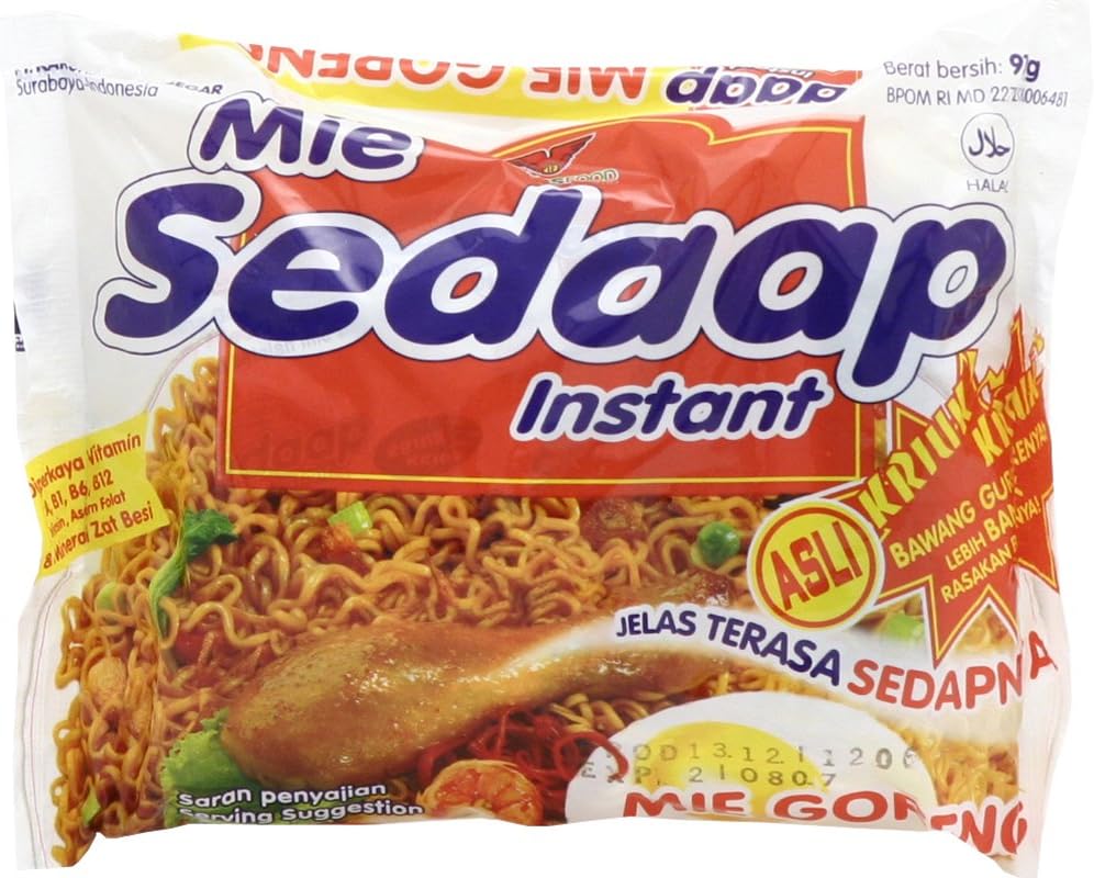 Mie Goreng Asli (Fried Noodle Original) - 3.17oz (Pack of 5)
