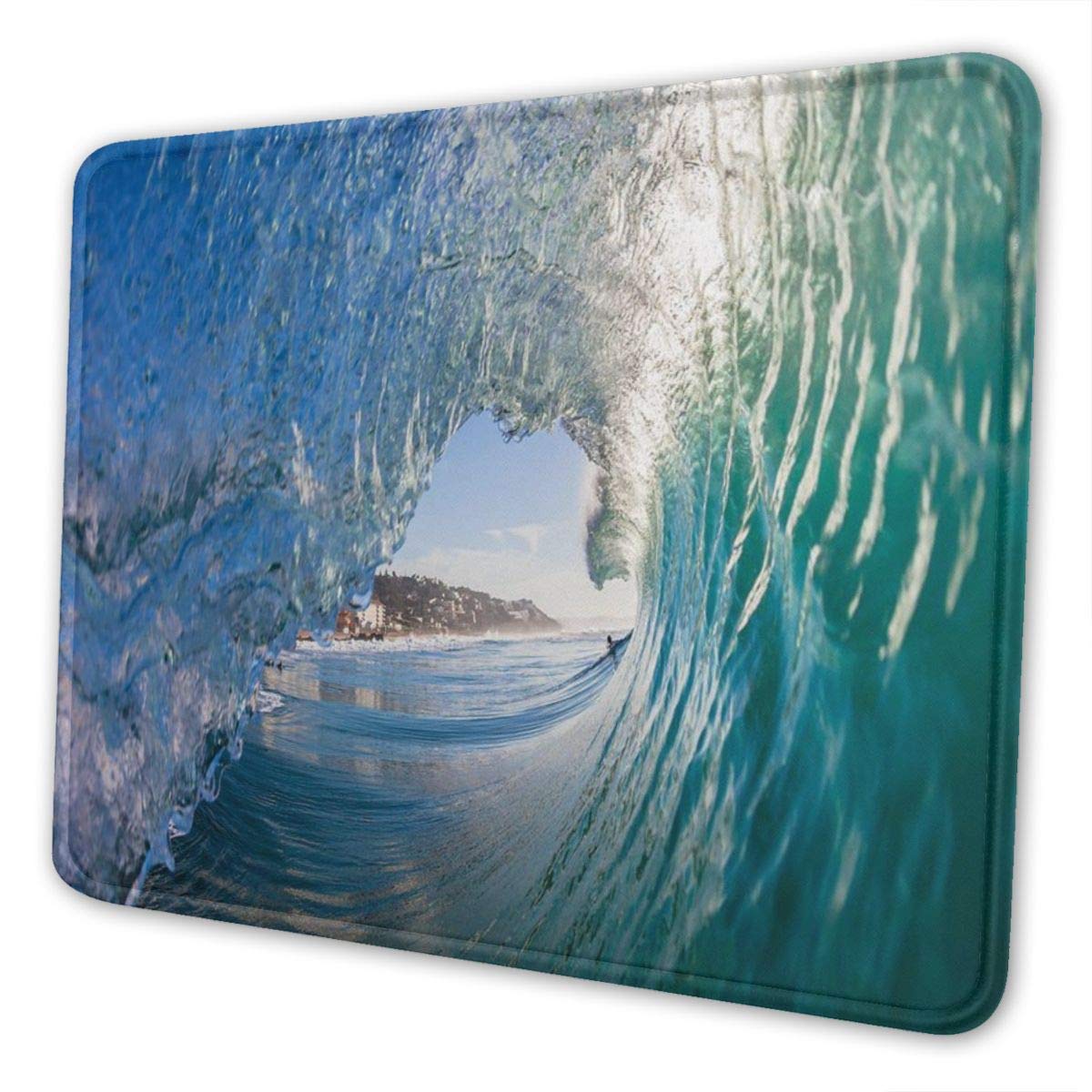 Gaming Mouse Pad Welle in hohlen Crashing Morning Surf Rechteck