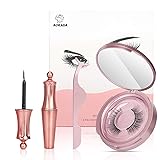 RORASA Magnetic Eyelashes with Magnetic Eyeliner Eye Makeup Lashes Kit Natural L