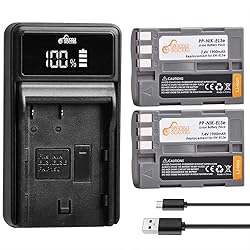 EN-EL3E EN-EL3 EN-EL3A Battery and LED Dual Charger