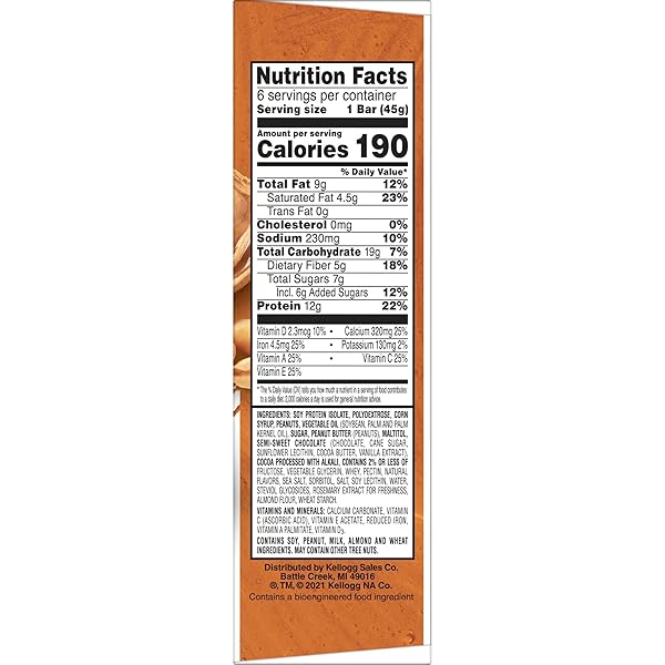 KEL SPC K 6PK MEAL BAR CH SIZE 9.5Z KEL SPC K 6PK MEAL BAR CHOCOLATE PEANUTBUTTER