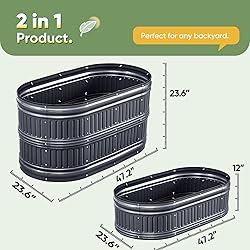 KING BIRD Raised Garden Bed Kit 2025 Upgraded