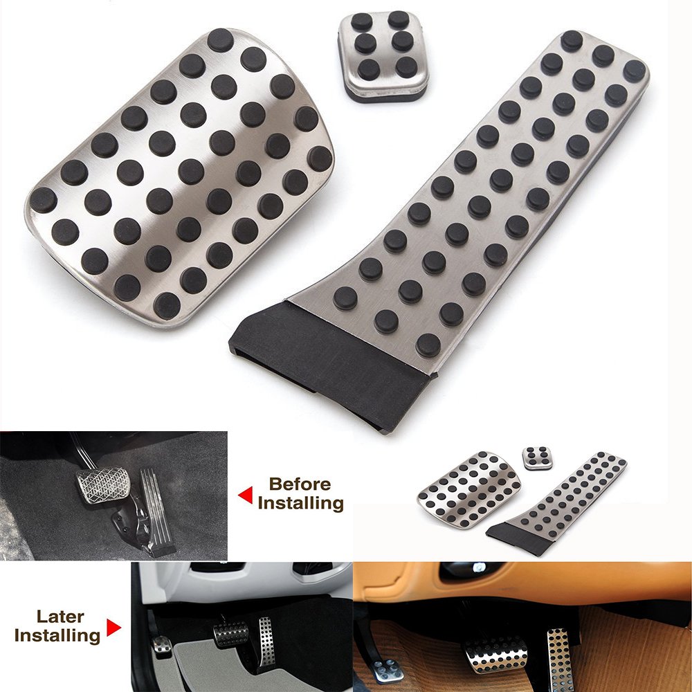 Itian Professional Car Fittings Accelerator Brake Rest Set AT Brake Clutch Pad Pedal