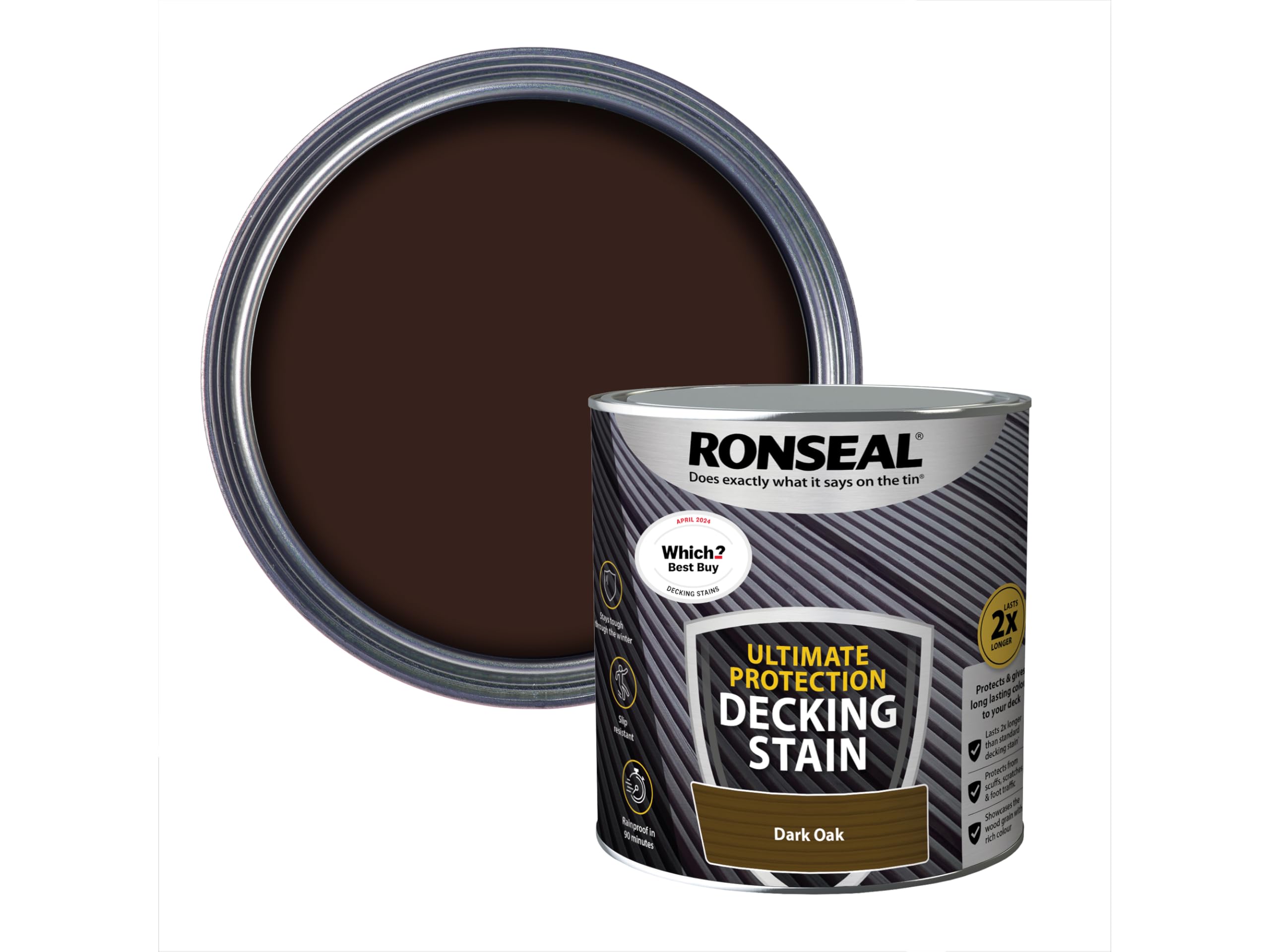 Ultimate Decking Stain 2.5L Dark Oak [39112]