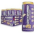 EHP Labs OxyShred Healthy Energy Drink - Zero Sugar Energy Drinks with Amino Acids, Green Tea Extract, Vitamin C & L Carnitine - Zero Carbs, Zero Calories, Clean Caffeine, Passionfruit (12-Pack)