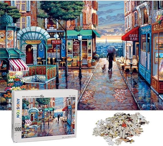 ANDSTON 1000 Teilige Spiel Puzzles für Erwachsene Kinder | Romantische