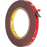 Double Sided Tape Heavy Duty, Waterproof Mounting Foam Tape, 33ft Length, 0.4in Width, Strong Adhesive Tape for LED Strip Lig