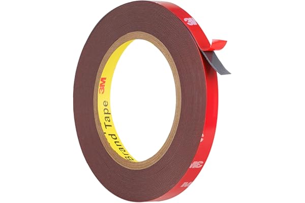 Double Sided Tape Heavy Duty, Waterproof Mounting Foam Tape, 33ft Length, 0.4in Width, Strong Adhesive Tape for LED Strip Lig