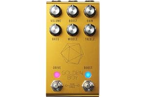 Jackson Audio Golden Boy Transparent Overdrive Guitar Effects Pedal (GOLDENBOY)