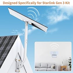 Starlink Mount Gen 3 with Pipe Adapter, Long Heavy