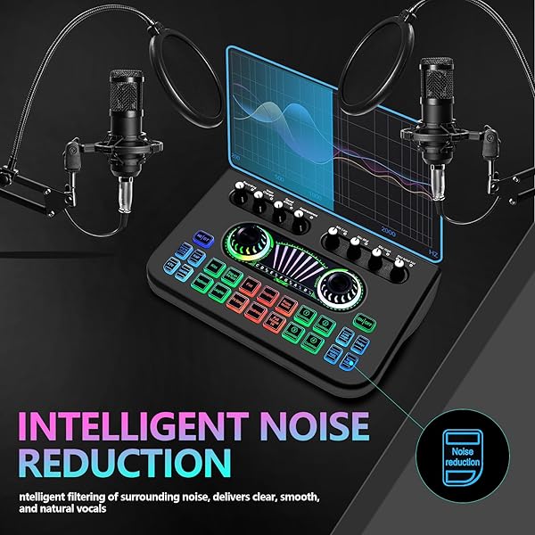 TROKUZEN PODCAST EQUIPMENT BUNDLE FOR 2, VOICE CHANGER WITH PODCAST MICROPHONE BUNDLE – STUDIO CONDENSER MICROPHONE PERFECT FOR PODCASTING, RECORDING, SINGING, STREAMING AND GAMING