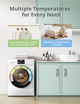 COMFEE' 10kg Washing Machine A-10% Energy BLDC 1400rpm White view 6