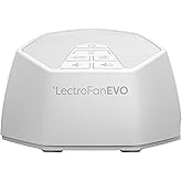 Adaptive Sound Technologies LectroFan Evo White Noise Sound Machine with 22 Unique Non-Looping Fan and White Noise Sounds and