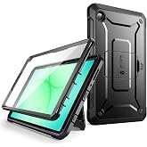 SUPCASE for Samsung Galaxy Tab A11 Case 8.7" with Screen Protector, Black | Built-in Kickstand, Anti-Scratch, Full-Body Heavy Duty Rugged Tablet Cover, Military-Grade Protection, Unicorn Beetle Pro