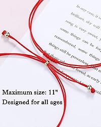 Shonyin Red String Bracelet for Women Protection