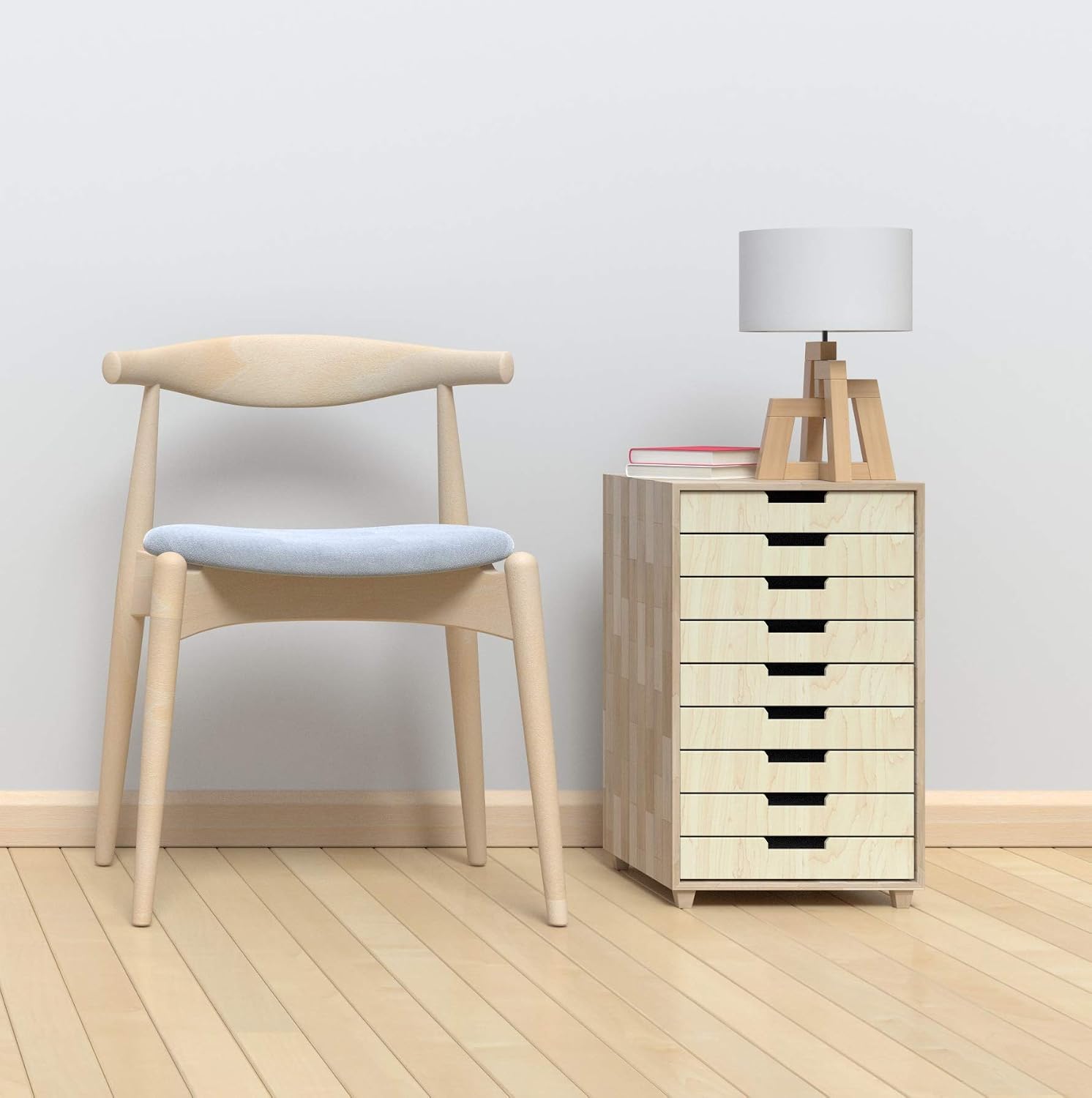 Venilia Perfect Fix adhesive film, wood grain, PVC, maple, 45 x 200 cm, 45W x 200L cm - Image 4