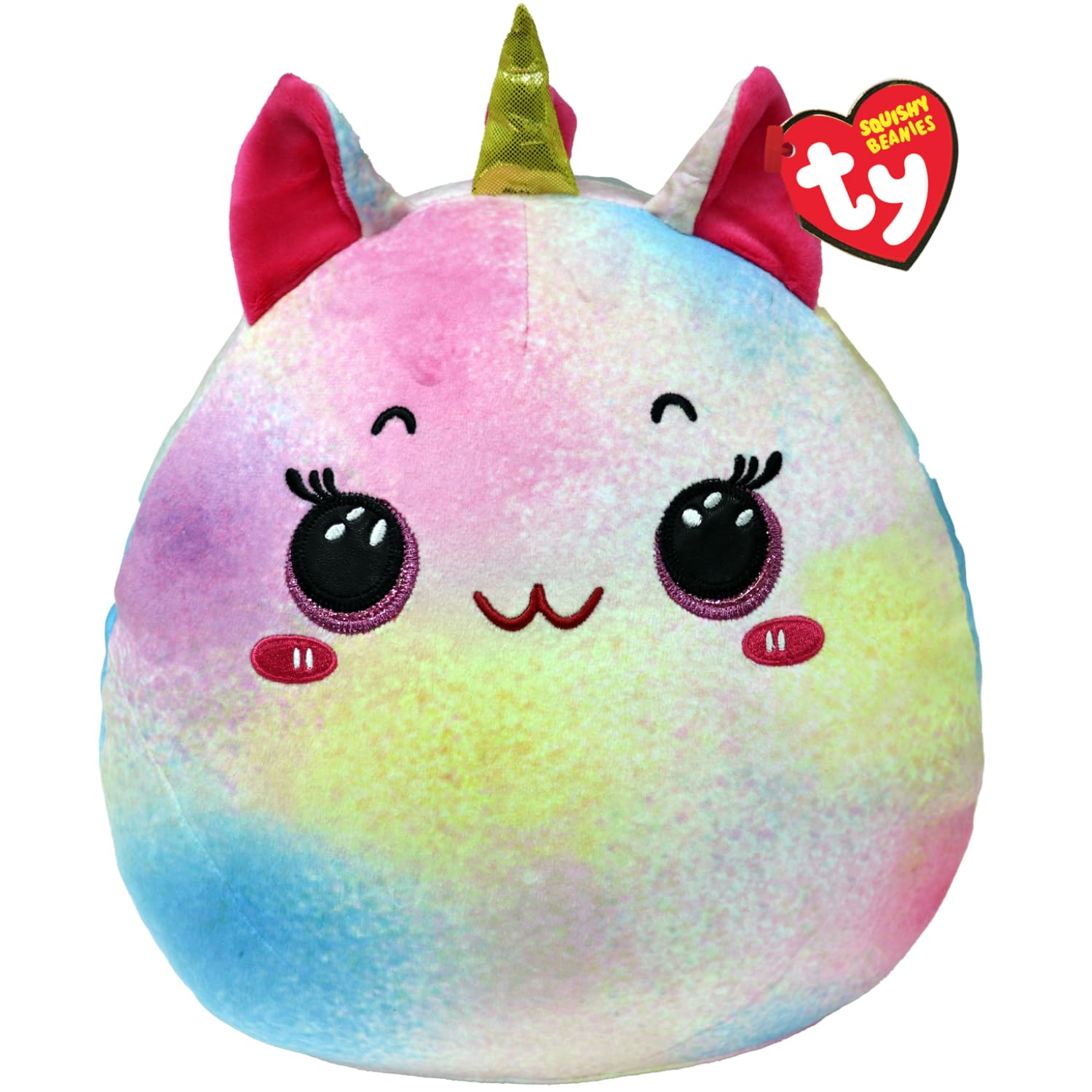 TY Maisie Unicorn Squish a Boo 14 Inches - Squishy Beanies for Kids, Baby Soft Plush Toys - Collectible Cuddly Stuffed Teddy