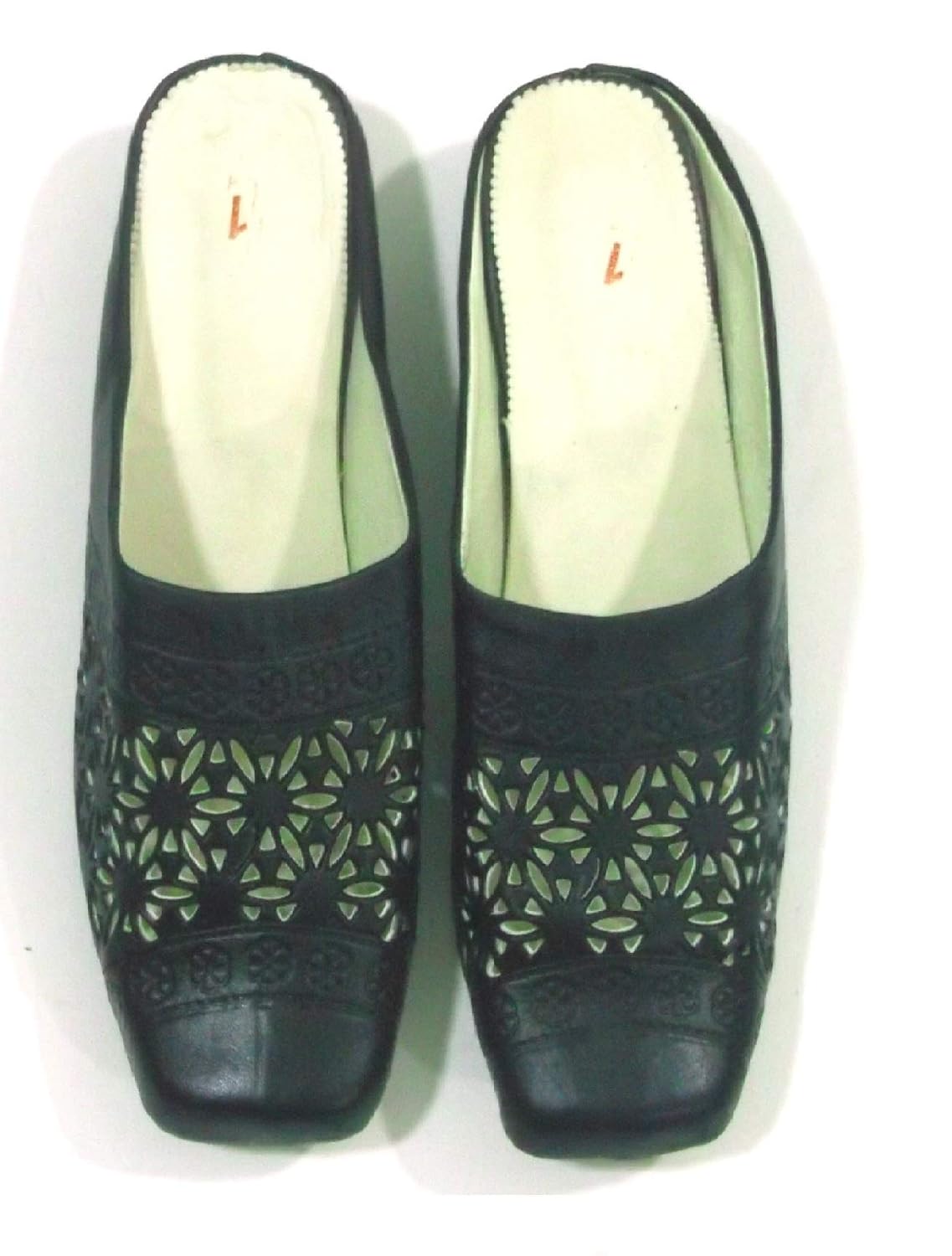 women shoes slippers for home on Amazon Com Women Slippers Leather Slippers For Women Women S Slippers Shoes Slippers With A Heel Black Shoes Slippers Home Slippers Leather Mul House Shoes House Handmade With A Heel Handmade