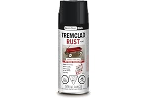 Rust-Oleum Tremclad Oil-Based Rust Paint in Semi-gloss black 340g