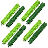 ECOMAID 4 Sets Replacement Rubber Roller Brushes Compatible for iRobot Roomba E &amp; I &amp; J Series, Replacement Parts Accessory for J8+ i7+ i7 i1 i2 i3 i4 i6 i6+ i8 i8+Plus E5 E6 E7 Vacuum Cleaner
