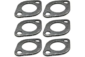 Basdures 691893 Exhaust Gasket Compatible with Briggs & Stratton # 273348, 691893, 557047 (6 Pack)