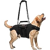 Dog Lift Harness, Full Body Dog Lift Harness, with Adjustable, Control Handle, for Senior Dogs, Post Surgery Recovery, Dogs with Joint Problems, Oxford Cloth L
