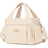 Artelaris Lunch Bag for Women,Insulated Lunch Bag for Work, Large Leakproof Cooler Purse with Side Pockets & Removable Shoulder Strap Women's for Beach Cute Lunch Bags