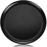 TeamFar Pizza Pan, 13.5 Inch Large Pizza Oven Tray Round Baking Pans with Stainless Steel Core & Nonstick Coating, for Roasting Serving, Non-Toxic