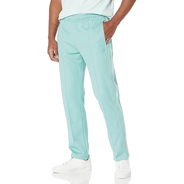 Lacoste Men's Monogram Print Trackpants, Viennese/Expresso, Large