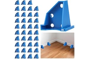 TopBine 20 Pack Flooring Spacers Installation Tool with 1/4’’& 1/2’’ Gap Laminate Wood Flooring Tools, Special Triangle Stay 