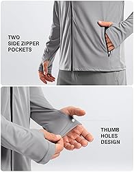 Men's UPF 50+ Sun Protection Hoodie Jacket