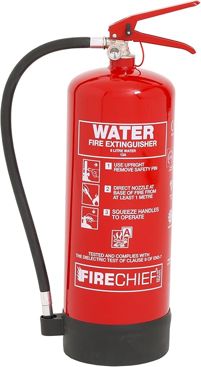 Firechief FXW6 Water Fire Extinguisher 6L Red XTR - Quality Fire Safety
