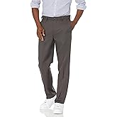 Amazon Essentials Men's Classic-Fit Expandable-Waist Flat-Front Dress Pant